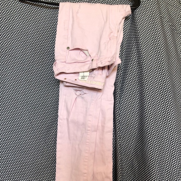 Pink, Distressed, Skinny Pants. - Picture 5 of 8